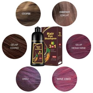 Krim Penutup Pewarna Rambut Tumbuhan Hitam Pewarna Rambut Buih Hitam Rambut Putih