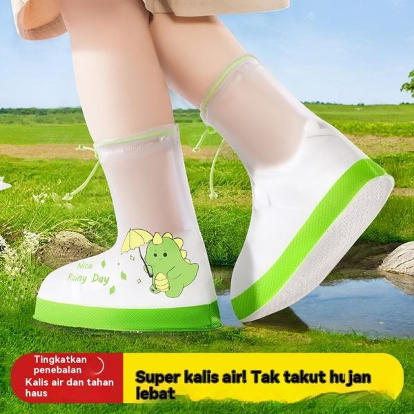 Stokin Sekolah Hujan, Anti Gelincir, Untuk Kanak-kanak