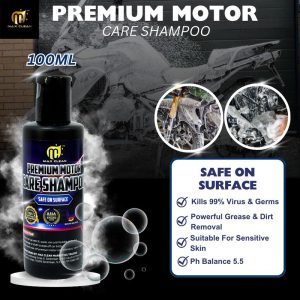 「Max Clean」Premium Motor Care Shampoo 100ml Pencuci Motosikal Cuci Bersih & Kilat Tanpa Merosakkan Cat Sesuai Untuk Cuci Enjin & Body Motor Wangi & Selamat Jimat & Efisien