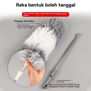 Penyapu Bulu Penyingkiran Habuk Pembersih Habuk Statik Isi Rumah Pembersih Habuk Pembersih Besar Penyapu Habuk Boleh Dipanjangkan Supplies