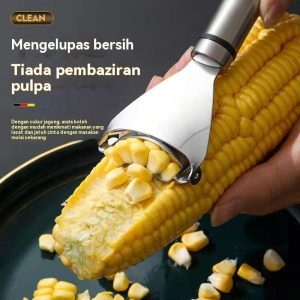 Stainless Steel Planer Disektor Biji Jagung Mesin Pemotong Jagung Alat Pemisah Cepat Dapur Alat Alat Hebat Kitchenware slicer corn peeler