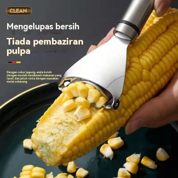 Stainless Steel Planer Disektor Biji Jagung Mesin Pemotong Jagung Alat Pemisah Cepat Dapur Alat Alat Hebat Kitchenware slicer corn peeler