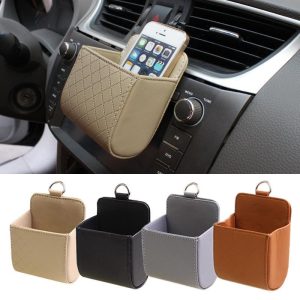 Beg Gantung Penyimpanan Kereta untuk Bolong Penghawa Dingin Kereta, Penyusun Pelbagai Syiling Telefon Dalaman Kereta Supplies