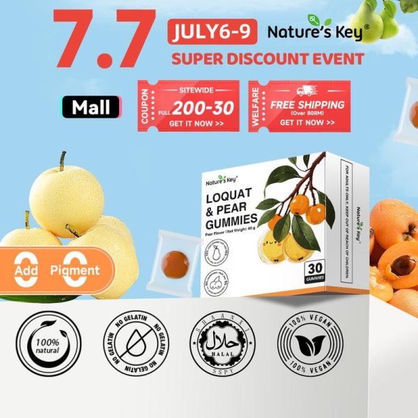[Promote] Nature's Key Gula-gula Loquat & Pir Melegakan Kerongkong mengandungi ekstrak pelbagai herba semula jadi yang membantu melembapkan dan melindungi kerongkong. Sesuai untuk orang dewasa dan kanak-kanak