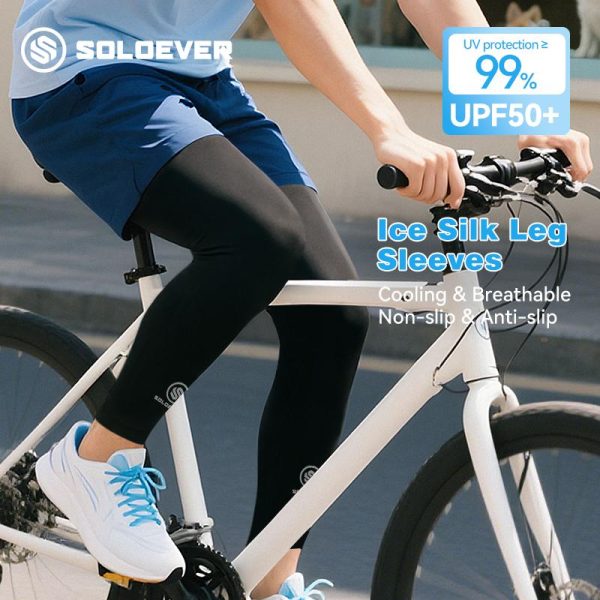 Pemanas Kaki Berbasikal, X-TIGER, Bernafas, Lengan Kaki Sukan Luar, Anti-UV, Sesuai untuk Kecergasan, Bola Keranjang, Berlari dan Berbasikal, Memberi Perlindungan pada Kaki Outdoor Sports