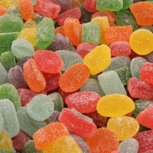 *Viral* Halal Malaysia Soft Fruit Sour Gummy Geometry Snack Candy Food Fruity