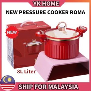 YK New Pressure Pot Roma Non-Stick Micro Style Multi Function Stew Pot, Periuk Tekanan MIkro Universal Induction Cooker