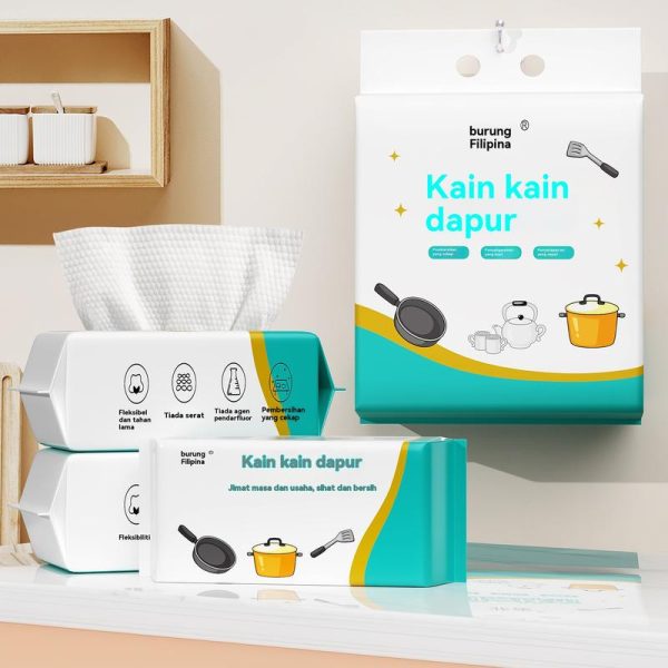 Kain Dapur Tarik Keluar, Gantung, Penyerapan Minyak Khas, Penyerapan Air, Sesuai untuk Pencuci Pinggan dan Pengelap Tangan, Kertas Pengelap Tangan tisu & tisu pengelap dapur sejagat degrease Supplies