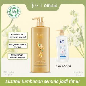 SLEK Ginseng & Halia Shampoo Set Mandian & Syampu Rambut gugur Kebotakan Rambut Pecah Rambut rapuh Rambut menipis