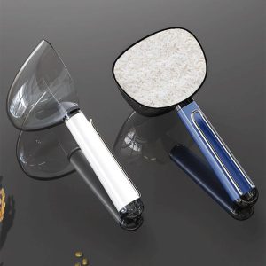Sudu Beras, Tepung Penggali Pelbagai Fungsi, Mi Beras Serbuk Susu, Pemegang Panjang Plastik Isi Rumah Sudu, Mi Beras Sudu Ukur, Makanan Kucing Cutlery Kitchenware Tableware