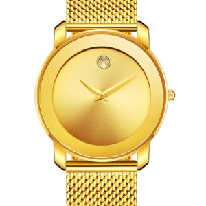 Jam Tangan Lelaki, Ultra-nipis, Tali Jaringan Keluli Tahan Karat, Reka Bentuk Klasik dan Ringkas, Gaya Kasual, Kalis Air, Pergerakan Kuarza Watches quartz  watch