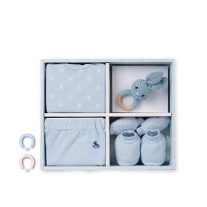 [NEW] Poney Baby Newborn (0-6 Months) 5-Piece Gift Set with Box