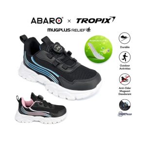ABARO TwistTech Kids Sport Shoe SPA573Z1T Tropix Kids Sneaker with Mugwort /Running Shoes/Kasut Sukan
