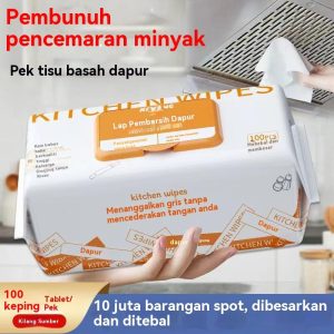 Tisu Basah Dapur, Pek Besar, Dekontaminasi Kuat, Pembersihan, Sesuai untuk Penyingkiran Minyak,  Sesuai untuk Kegunaan Dapur basuh Supplies boleh terdegradasi sejagat tisu & tisu pengelap dapur degrease tisu & tisu pengelap dapur