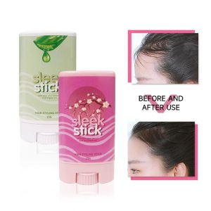Tongkat Lilin Rambut Pepejal untuk Menggayakan dan Menyiapkan Flyaways TONGKAT LILIN RAMBUT Anti-Keriting 15g Tampal Lilin Rambut