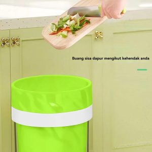 Wormwood Penghalau Nyamuk Cetakan Bunga Gulung Besar Sampah Beg Tali Tarik Tali Dapur Rumah Tangga Mudah Alih Beg Plastik Tebal Serangga Terbang
