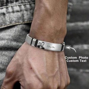 Gelang Tangan Silikon Peribadi, Boleh Disesuaikan Percuma, Untuk Lelaki, Diperbuat daripada Keluli Tahan Karat, dengan Nama Berukir, Sesuai untuk Sukan seperti Tenis, Gelang Tali, Gelang ID, Kalis Warna, [COD], Gelang Bangles Bracelets Jewelry