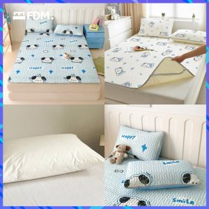 Tilam Berlapis Ultra Nipis, FDM, Sesuai untuk Semua 4 Musim, Pelbagai fungsi, Sarung Bantal Berlapis Bedding Soft Textiles
