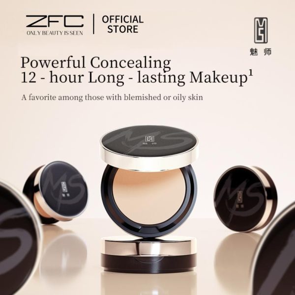 【Asli rasmi】ZFC Mei Shi Krim Asas Tanpa Jejak, Kawalan Minyak, Pelembap, Tahan Lama, Ringan, Tidak Merekah, Concealer