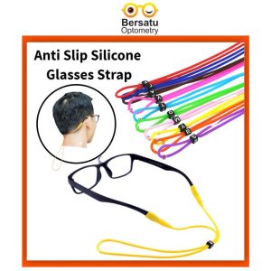 Silicone Adjustable Glasses Strap Spectacle Strap Glasses Spectacle Chain Tali Spek Mata Tali Cermin Mata lelaki Eyewear Sunglasses
