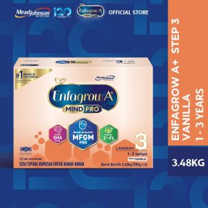 Enfagrow A+ Step 3 - 3.48kg Vanilla - MindPro Susu Milk Formula Powder Children Food