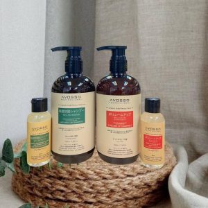 [NO SLS] AVOSSO PROFESSIONAL ORGANIC SCALP THERAPY SERIES (SHAMPOO HAIRLOSS & VOLUME) NON PARABEN/SLS 520ML/60ML