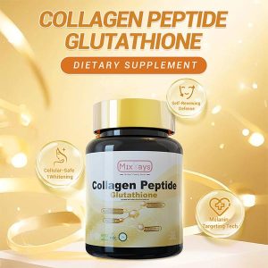 【MixSays】Kolagen Peptida | Glutathione + Vit C&E – Anti-Aging, Hydration untuk Memutihkan & Melembapkan Kulit