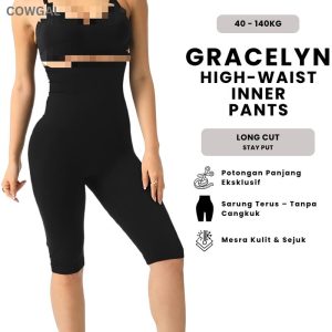 Seluar Dalam Panjang Wanita S–3XL – COWGAL Gracelyn High-Waist Inner Support