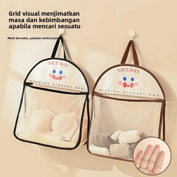 Beg Penyimpanan Seluar Dalam, Gantung, Pintu Belakang Almari Pakaian, Beg Simpanan Dinding Stoking, Pelbagai Beg Gantung, Alat Berguna Penyimpanan, Beg Jaringan washable dengan pemegang kotak & tong penyimpanan kotak & tong penyimpanan Supplies