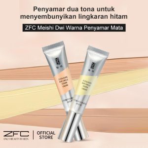 【Asli rasmi】Krim Beg Mata, ZFC, Dua Warna, Concealer Mata, Menutup Bintik, Alur Lirang, Tanda Jerawat, Concealer Muka, Lingkaran Hitam