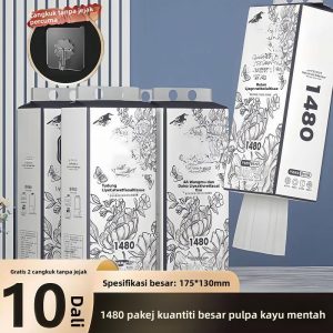 Tuala Tandas, Gantung, Tebal, dengan Cangkuk, Pek Besar Seluruh Kotak, Borong Supplies Tisu