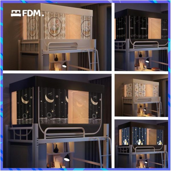 Kelambu Asrama Pelajar, Teknologi FDM, dengan Langsir Pemadaman, untuk Melindungi Privasi, Corak Cantik Bedding Nets