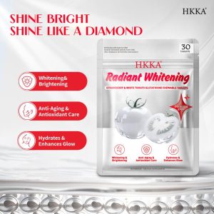Formula Pemutih Glutathione, HKKA, Katakan Selamat Tinggal kepada Kusam, Dedahkan Kulit Telanjang Bersinar, Penyuburan Kulit Semulajadi
