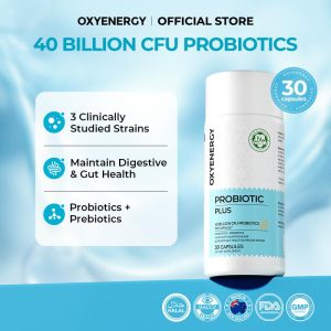 OXYENERGY Probiotic Plus, 40 Bilion CFU, 30 Capsules