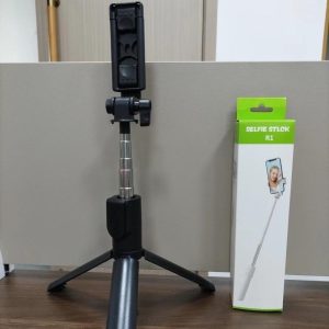 R1 Tongkat Selfie Telefon Bukan Ringan Mudah Alih Kawalan Jauh Bluetooth Bersepadu Lampu Isian Penstriman Langsung Pemegang Telefon Teleskopik Phone sangong tripod