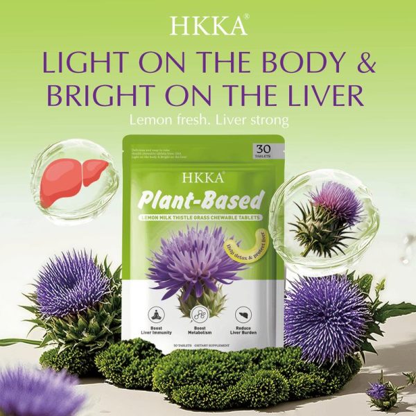 HKKA Lemon + Thistle Susu, Penjagaan Hati Anda, Melegakan Ketidakselesaan Selepas Makan Berat atau Lewat Malam