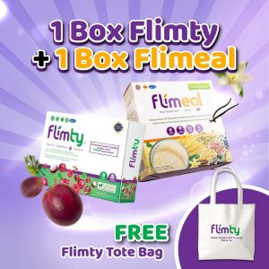 Combo Deals -10's Flimty & 15's Flimeal Vanilla FREE 1 Tote Bag