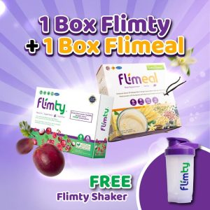 Combo Deals -10's Flimty & 15's Flimeal Vanilla FREE 1 SHAKER