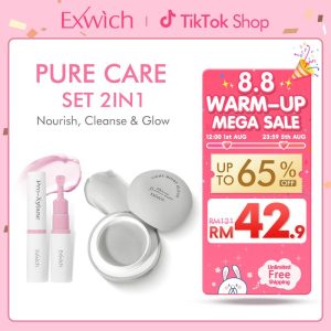 【HOT】Exwich 2PCS 2IN1 Makeup Set- Lip Balm+Remover Makeup Balm-Pure Care Set  Clean, Hydrated & Radiant! CONSPICUOUS LIP BALM | Deep Hydration for Soft, Smooth Lips
