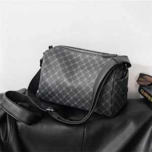 Ready Stock PU Leather Casual Sling Beg Shoulder Wallet Waterproof Chest Cross Body Bag / Beg Kulit Unisex