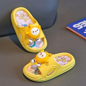 Selipar Kanak-Kanak Comel Kartun Tahan Lembut Anti Slip Untuk Rumah Musim Panas