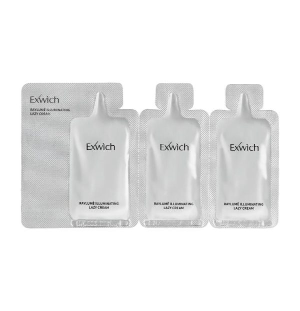 Exwich RAYLUMÈ Illuminating Lazy Cream 3-in-1 Mini Trial Set Instant Brightening Anti-Inflammatory Hydration Barrier Repair Light Texture 6G Total Moisturizer Skincare Day Night Cream
