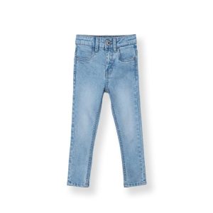 [NEW - ONLINE EXCLUSIVE] Poney Girls Light Blue Poney Skinny Zip-up Denim Jeans