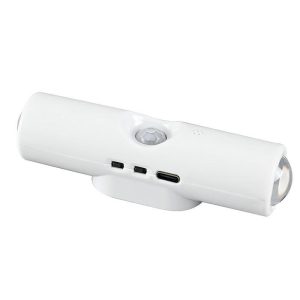 Lampu Dinding Tanpa Wayar, Tiada Pendawaian, Tiada Penggerudian, Sesuai untuk Tepi Katil dan Bilik Tidur, dengan Ciri Penderia Lampu Malam, Pengecasan Magnetik, Reka Bentuk Mata Kucing Berganda