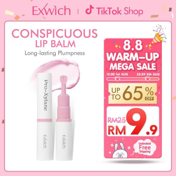 【New】 Exwich ALL LIP BALM NEW SHADES LAUNCH – CHEESE WHITE/MILKY PINK Nourishing & Plumping Lip Balm Deeply moisturizes and repairs dry rough lips Smooths lip texture for a soft elastic feel
