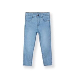 [NEW - ONLINE EXCLUSIVE] Poney Boys Light Blue Regular Fit with Brush Wash Details Denim Jeans