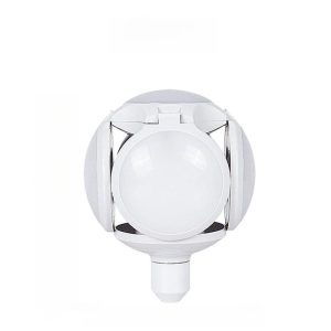 Lampu Bola Sepak LED, Produk Baru, Lipat Sudut Besar, Mentol Super Terang, 40 Watt, E27, Mentol Lampu Tiga Daun