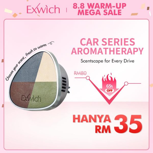 【Keluaran Terbaru】Exwich LUXE FRAGRANCE Klip Dekat Aircond Tahan Lebih 3 Bulan Tahan lama dan wangi