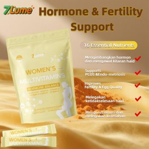 【PCOS care】7LUME Myo-Inositol Suplemen Wanita Inositol Asid Folik & Multivitamin , 7 Sachet (1 Hari 1 Sachet) Untuk Kesuburan Wanita & Keseimbangan Hormon Rasa Enak, Larut Cepat Halal & Selamat Minuman Health Supplements powder drink