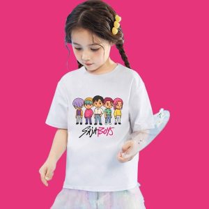 Baju-T Demon Hunter Huntrix, Gaya Kpop, Kartun Saja, Untuk Lelaki dan Wanita, Pakaian Cetak, Baju Tee 100%, Tersedia dalam Saiz Wanita dan Lelaki Clothes Tops Perempuan